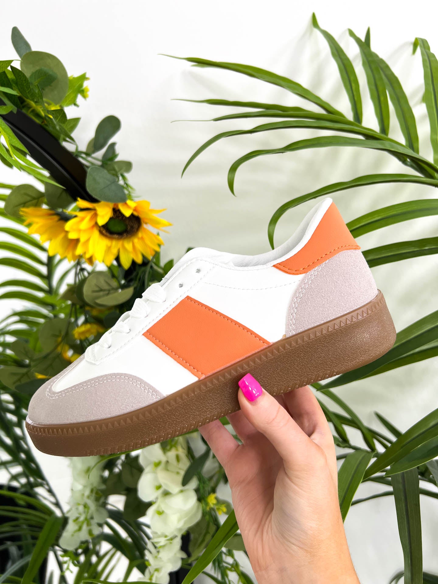 The Cara- Suede Detail trainers