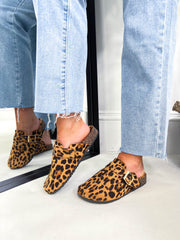 The Heidi- Leopard Print Mules