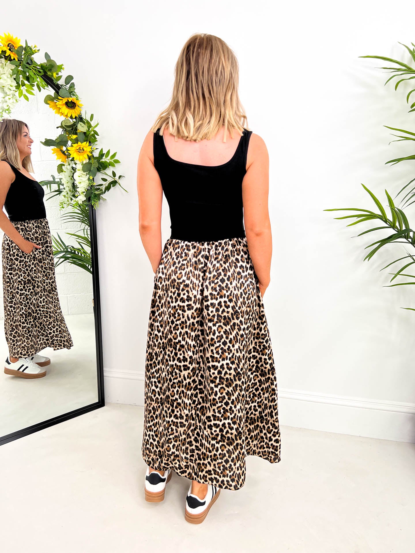 The Leigh - Leopard Print Maxi Dress