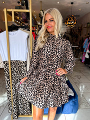 The Lila- Neutral Leopard Print