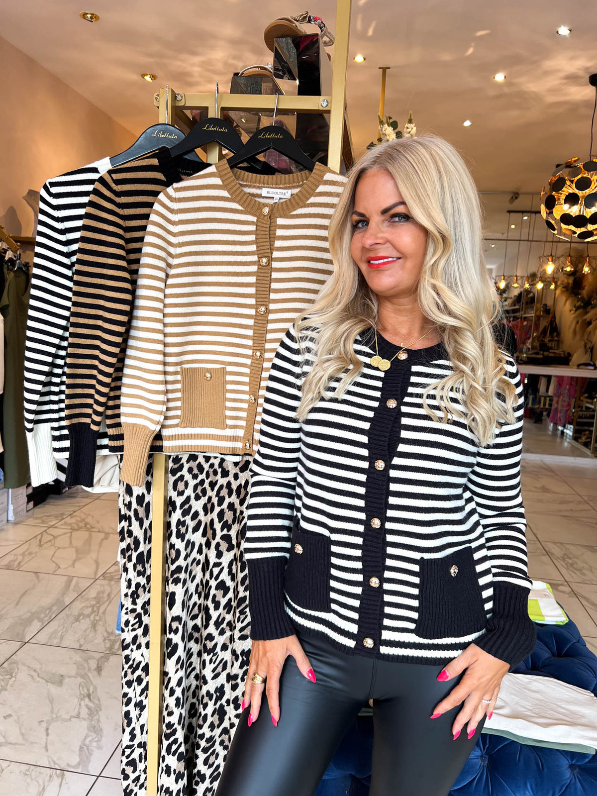 The Farren - Striped Cardigan