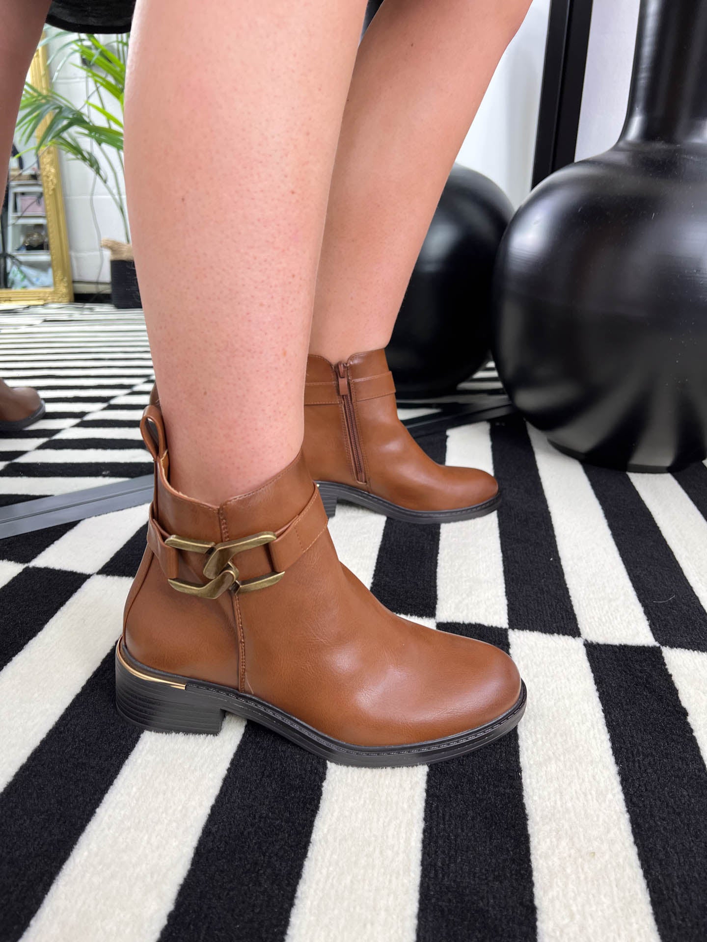 The Emilie- Leather Ankle Boots