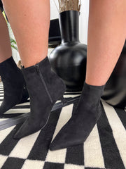 The Arya- Black Suede Boots