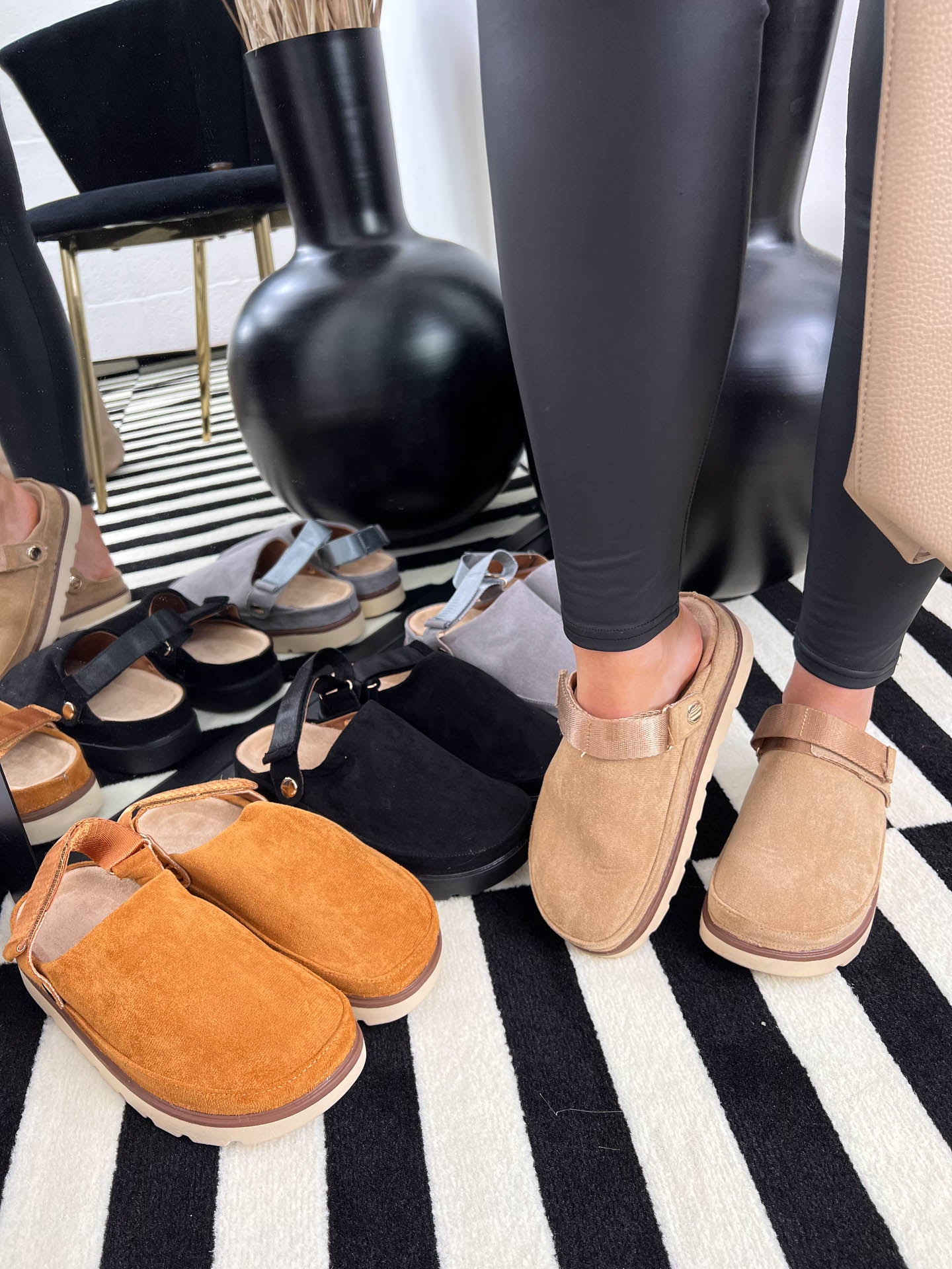 The Blossom- Suede Mules