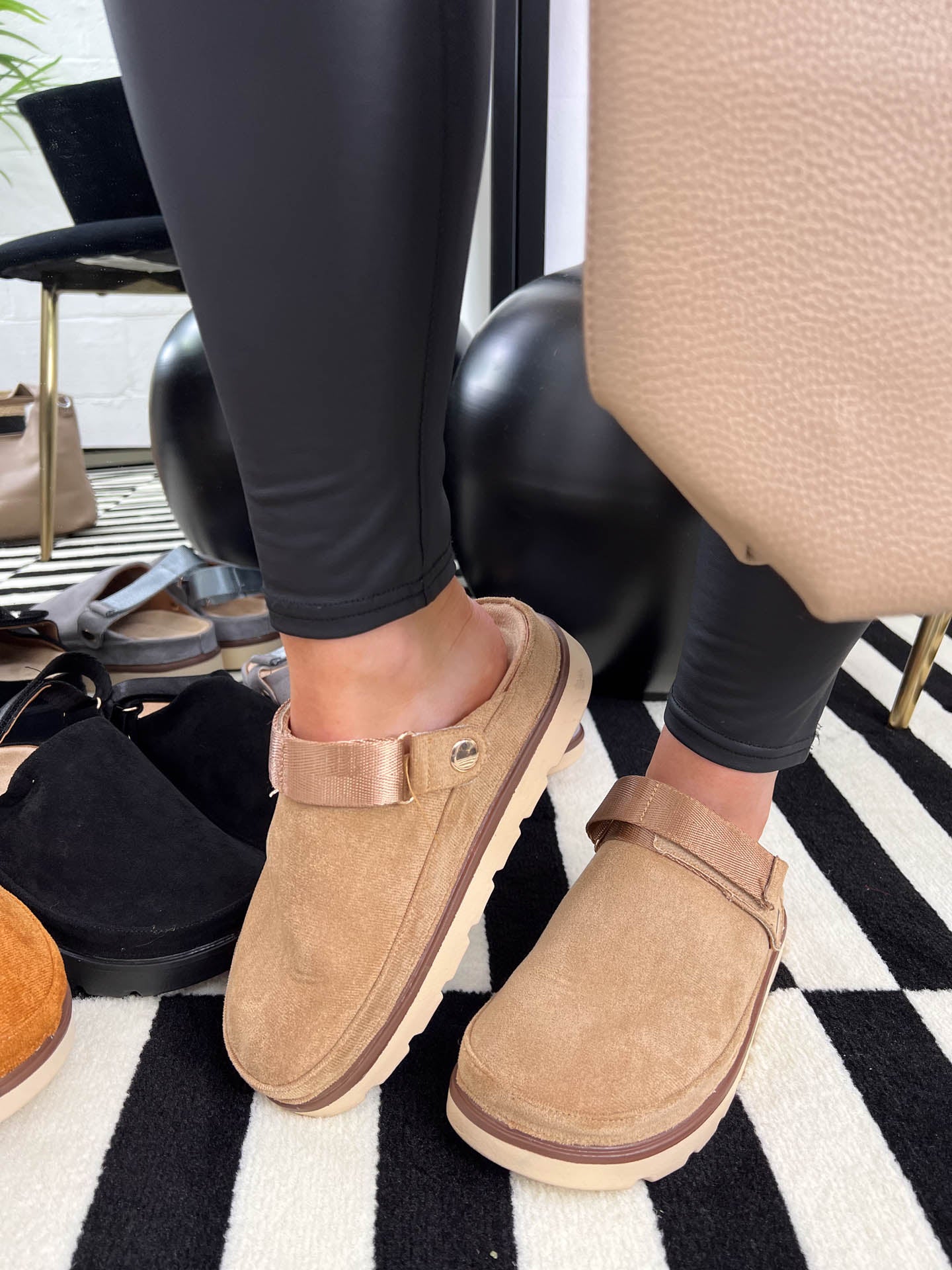 The Blossom- Suede Mules