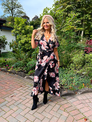 The Selena - Floral Print Midi Dress