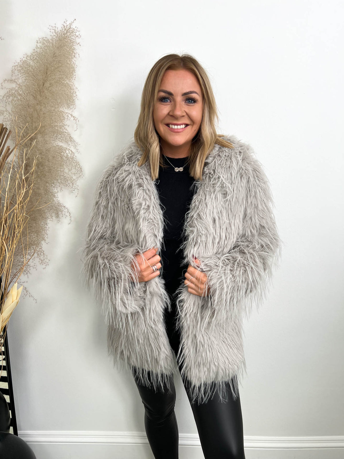 The Kath- Hooded Fur Coat