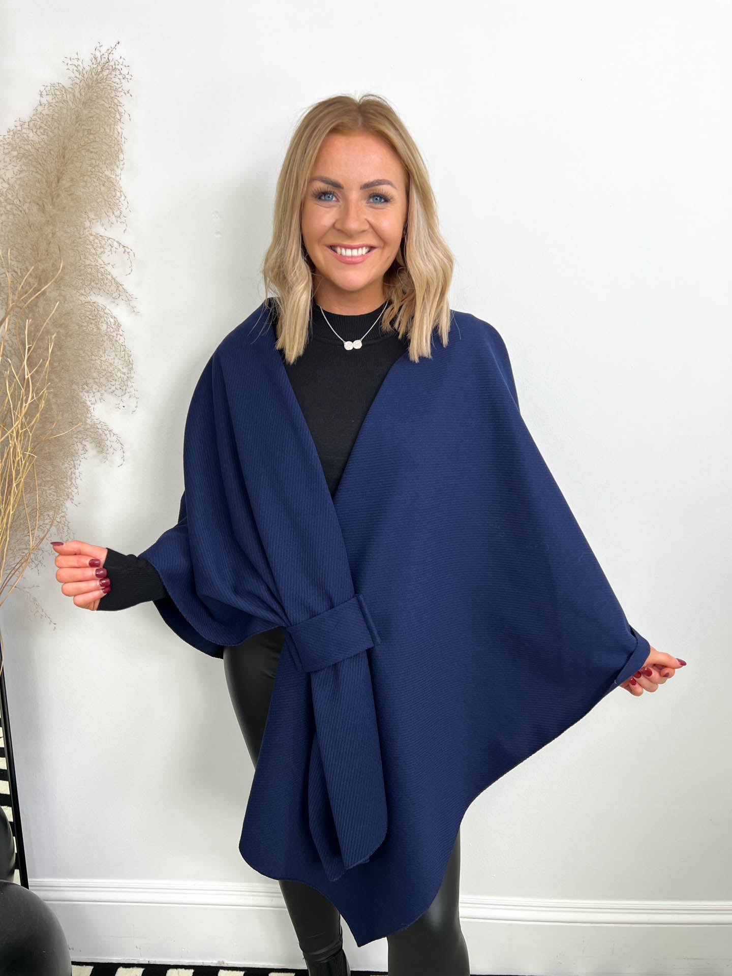 The Jazmin- Wrap Over Bow Cape