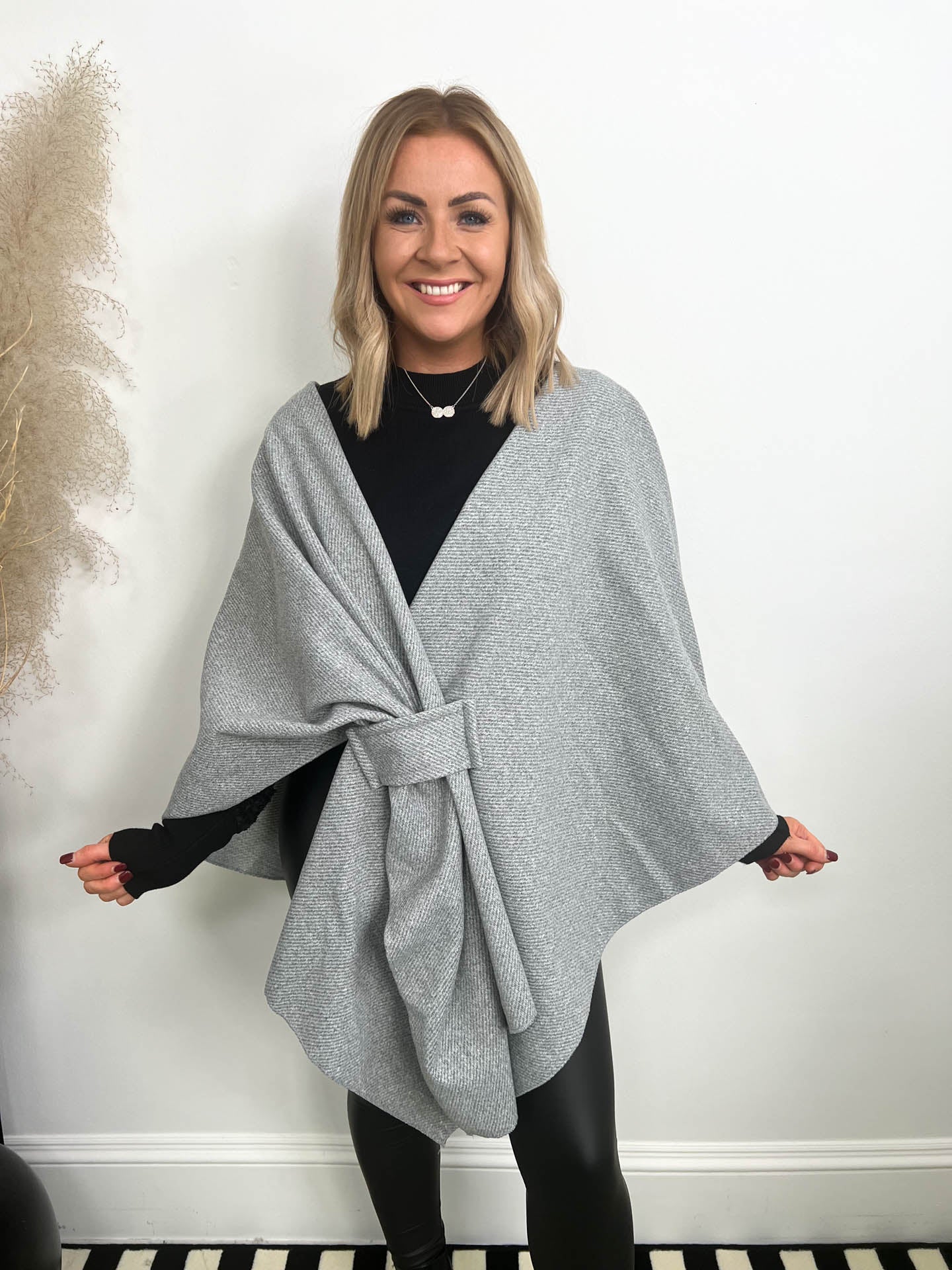 The Jazmin- Wrap Over Bow Cape