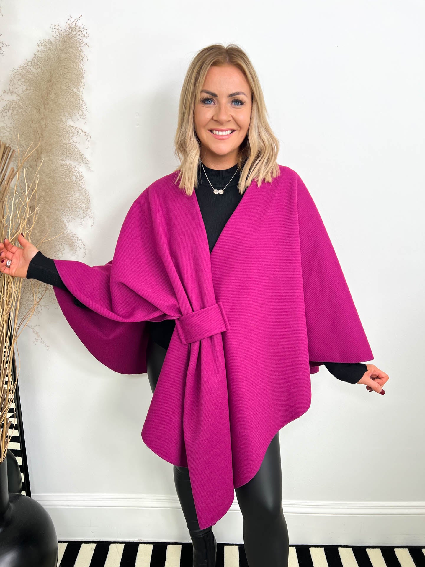 The Jazmin- Wrap Over Bow Cape