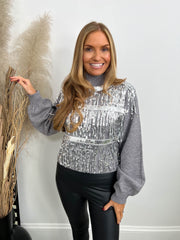 The Bree - Sequin Tassel Jumper