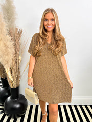 The Rebecca - Sparkle Shift Dress