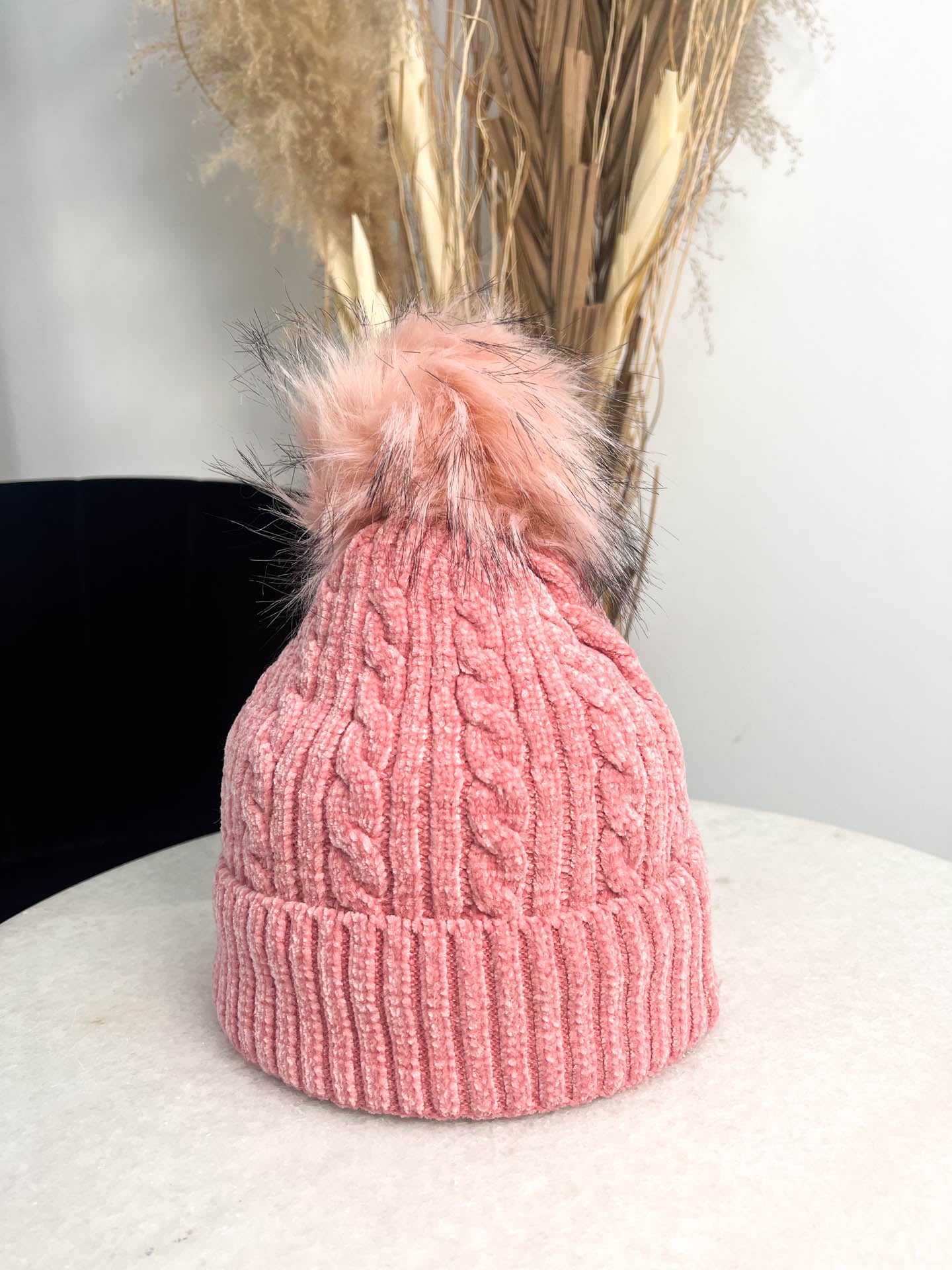The Candy- Woollen Hat with Pom Pom