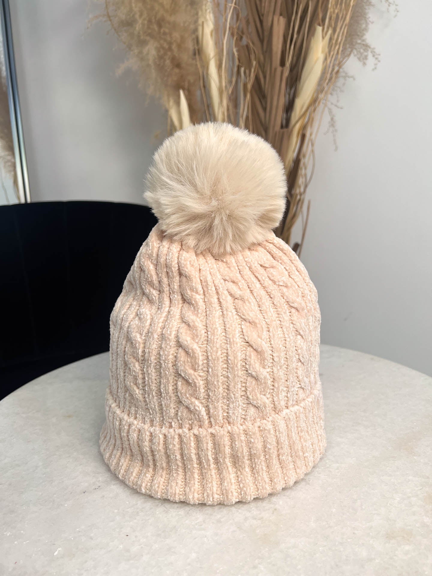 The Candy- Woollen Hat with Pom Pom