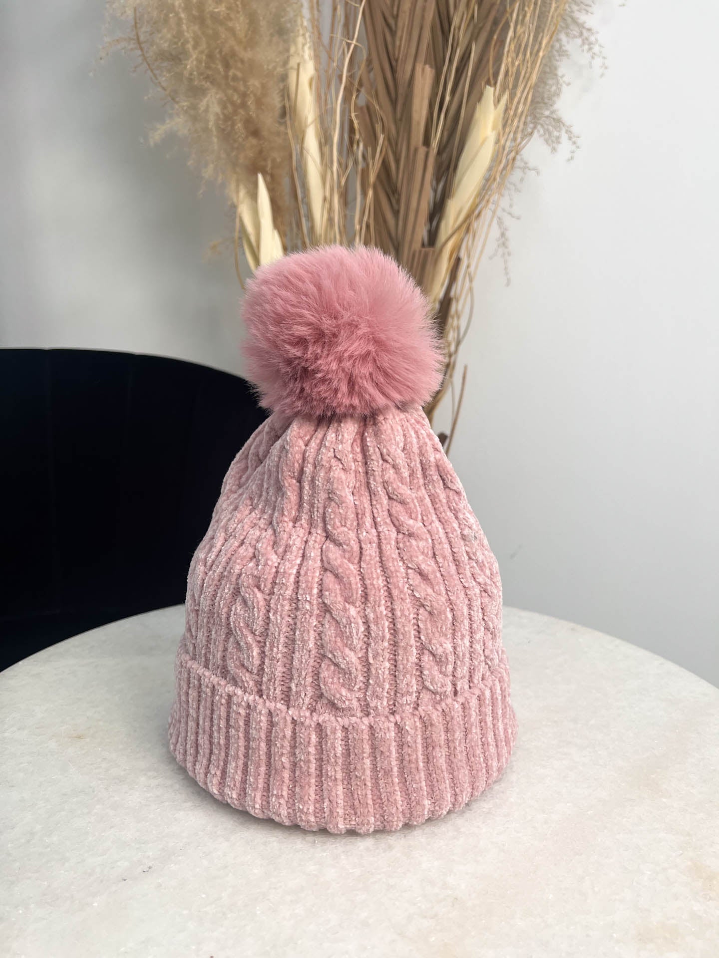 The Candy- Woollen Hat with Pom Pom
