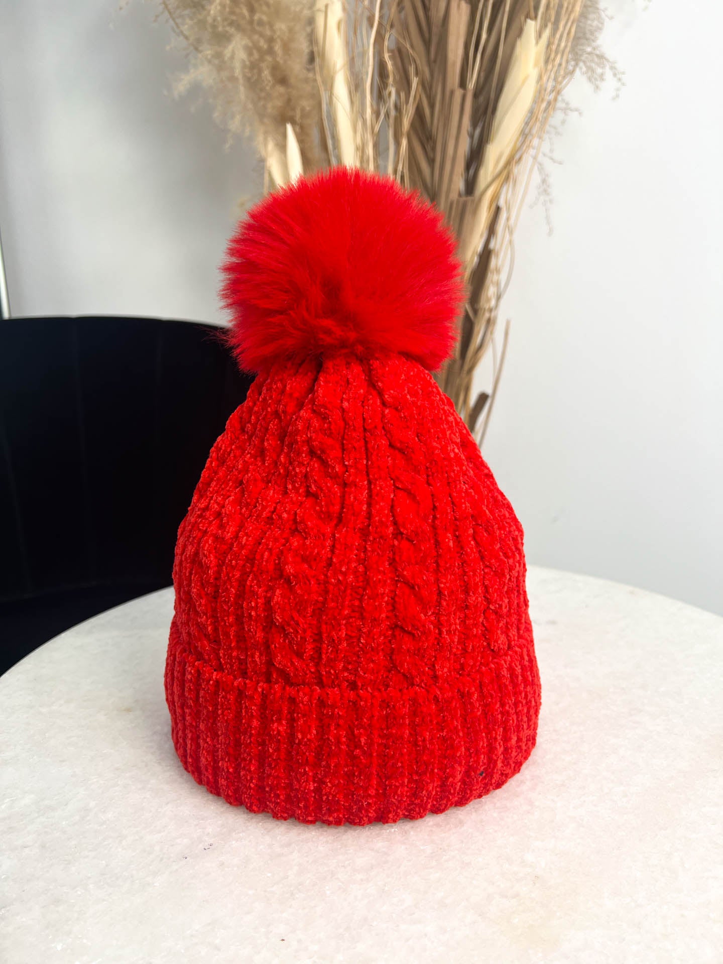 The Candy- Woollen Hat with Pom Pom