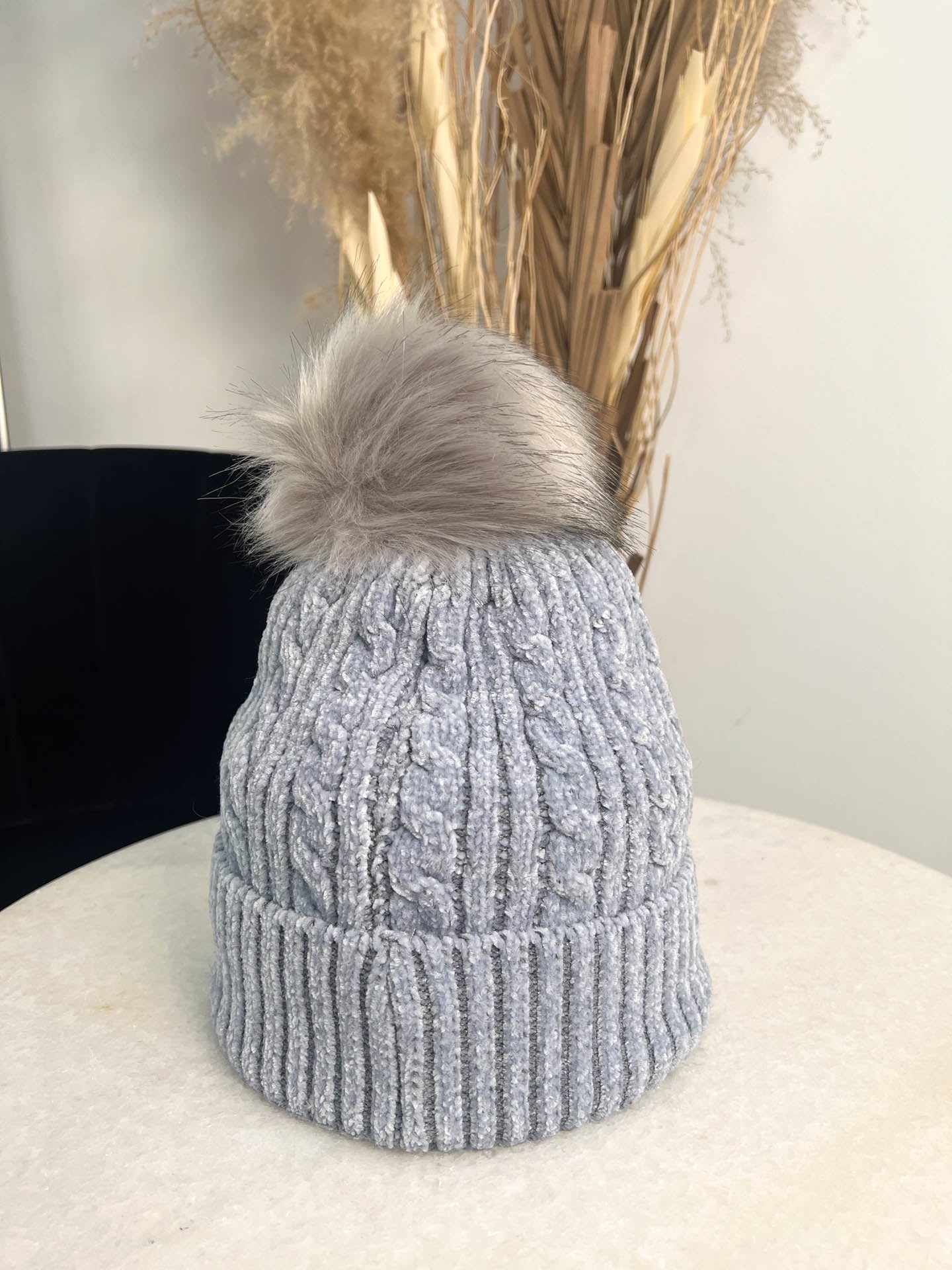 The Candy- Woollen Hat with Pom Pom