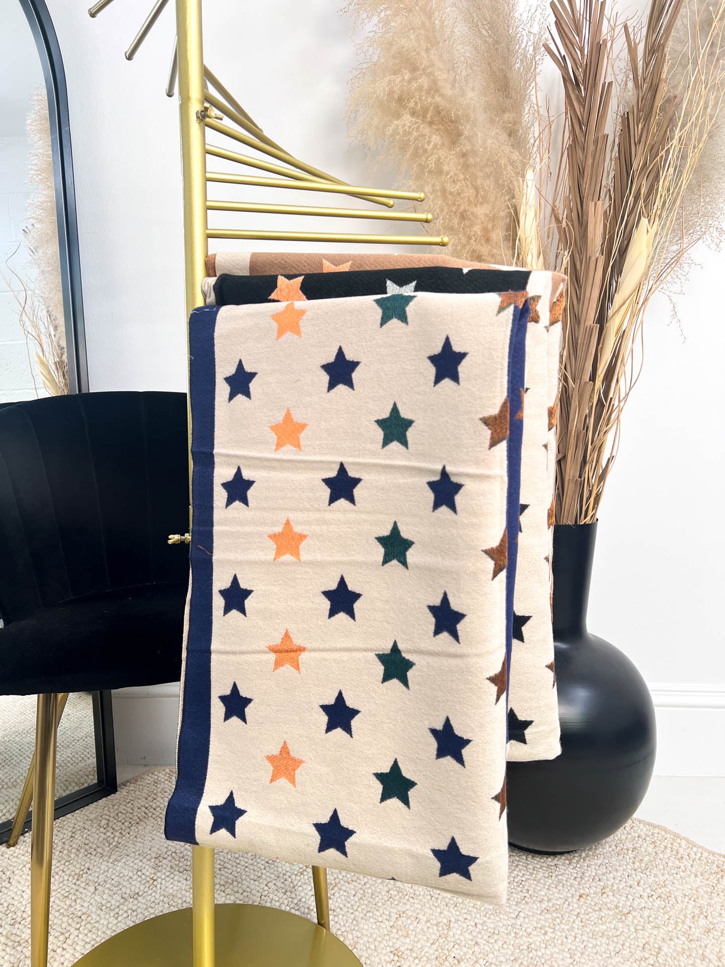 The Molly- Scarf with Star Detailing