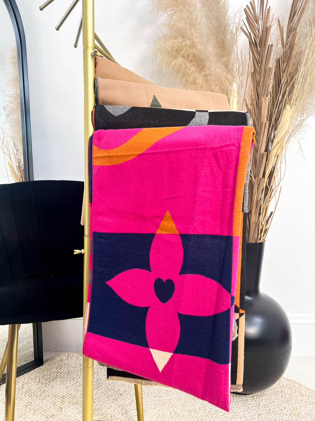 The Cara- Abstract Print Scarf