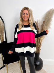 The Fiona - Coloured Striped Knit