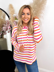 The Janeen - Striped Colourful Hoodie