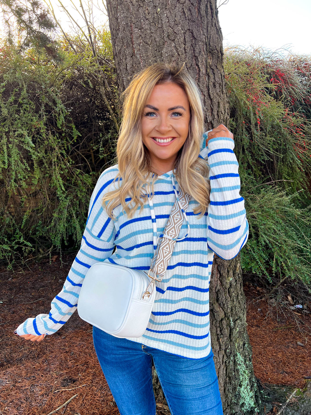 The Janeen - Striped Colourful Hoodie