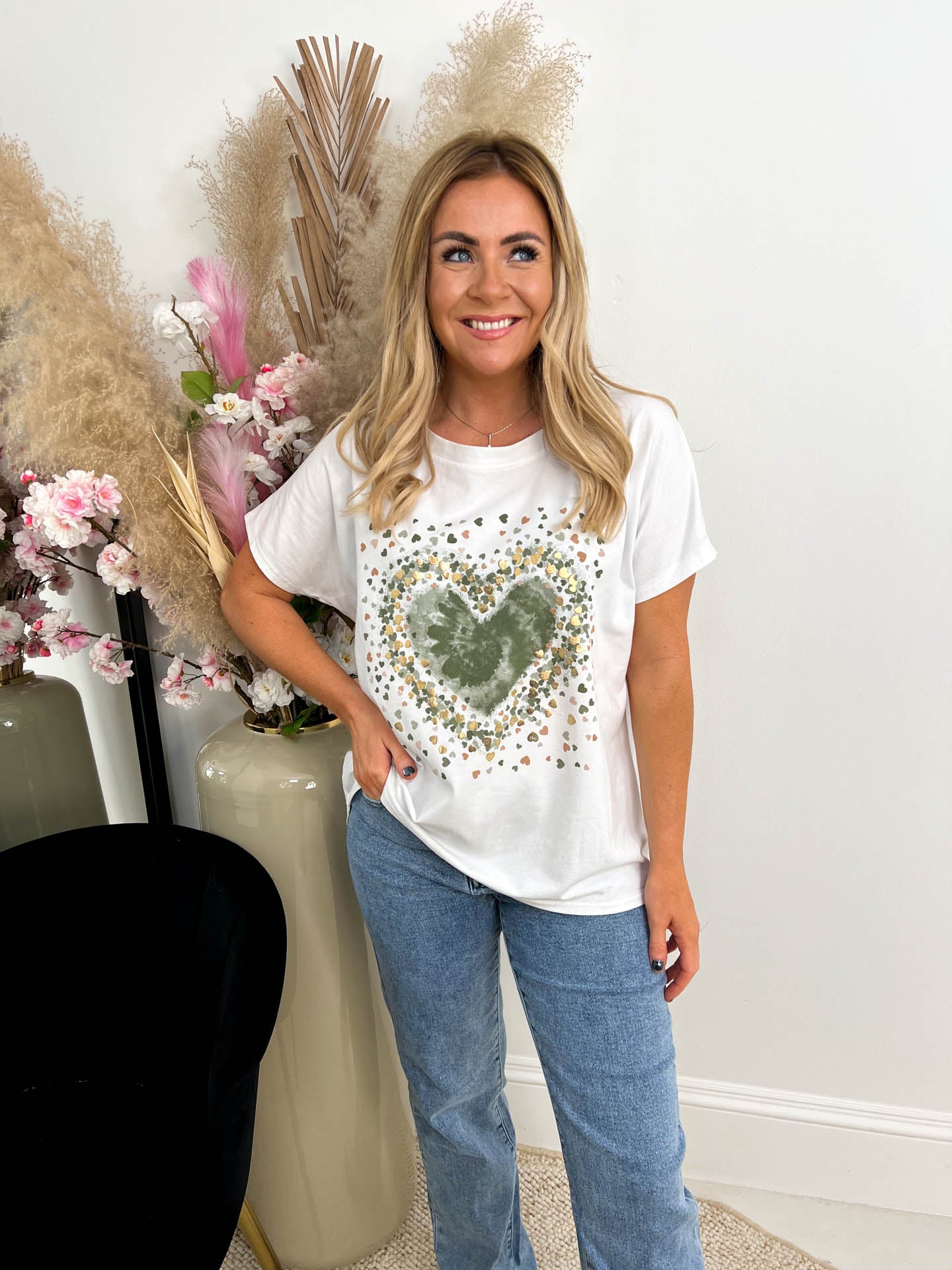 The Ariel - Short Sleeved Heart T-Shirt