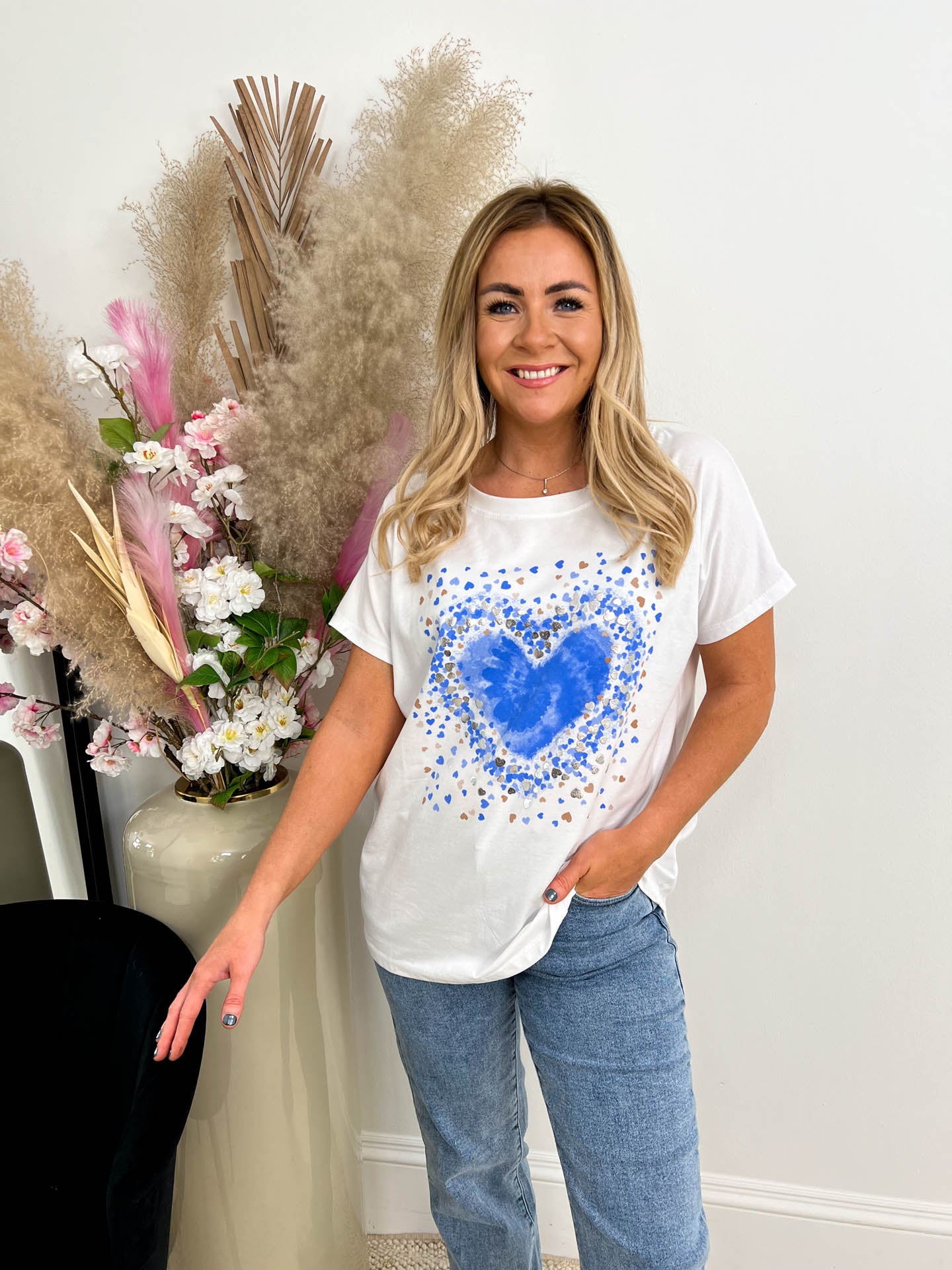 The Ariel - Short Sleeved Heart T-Shirt