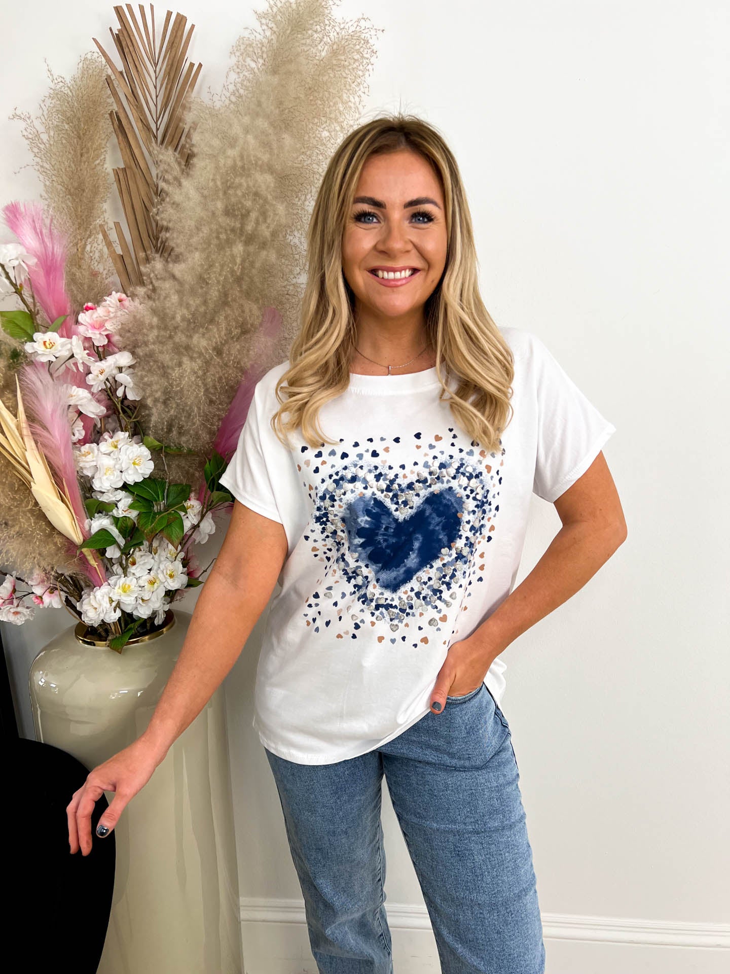 The Ariel - Short Sleeved Heart T-Shirt