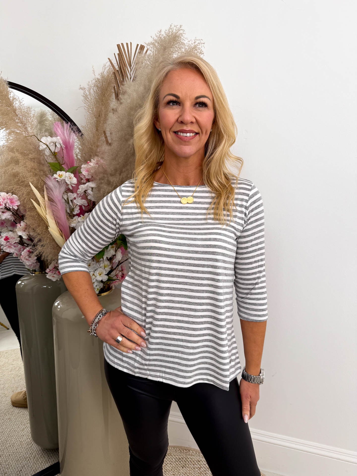 The Florence - Striped Long Sleeve T-Shirt