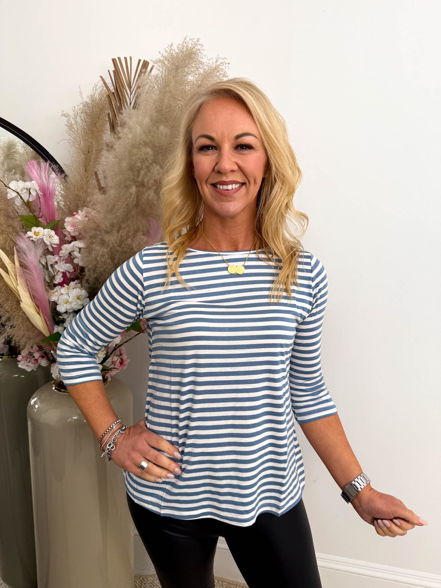 The Florence - Striped Long Sleeve T-Shirt