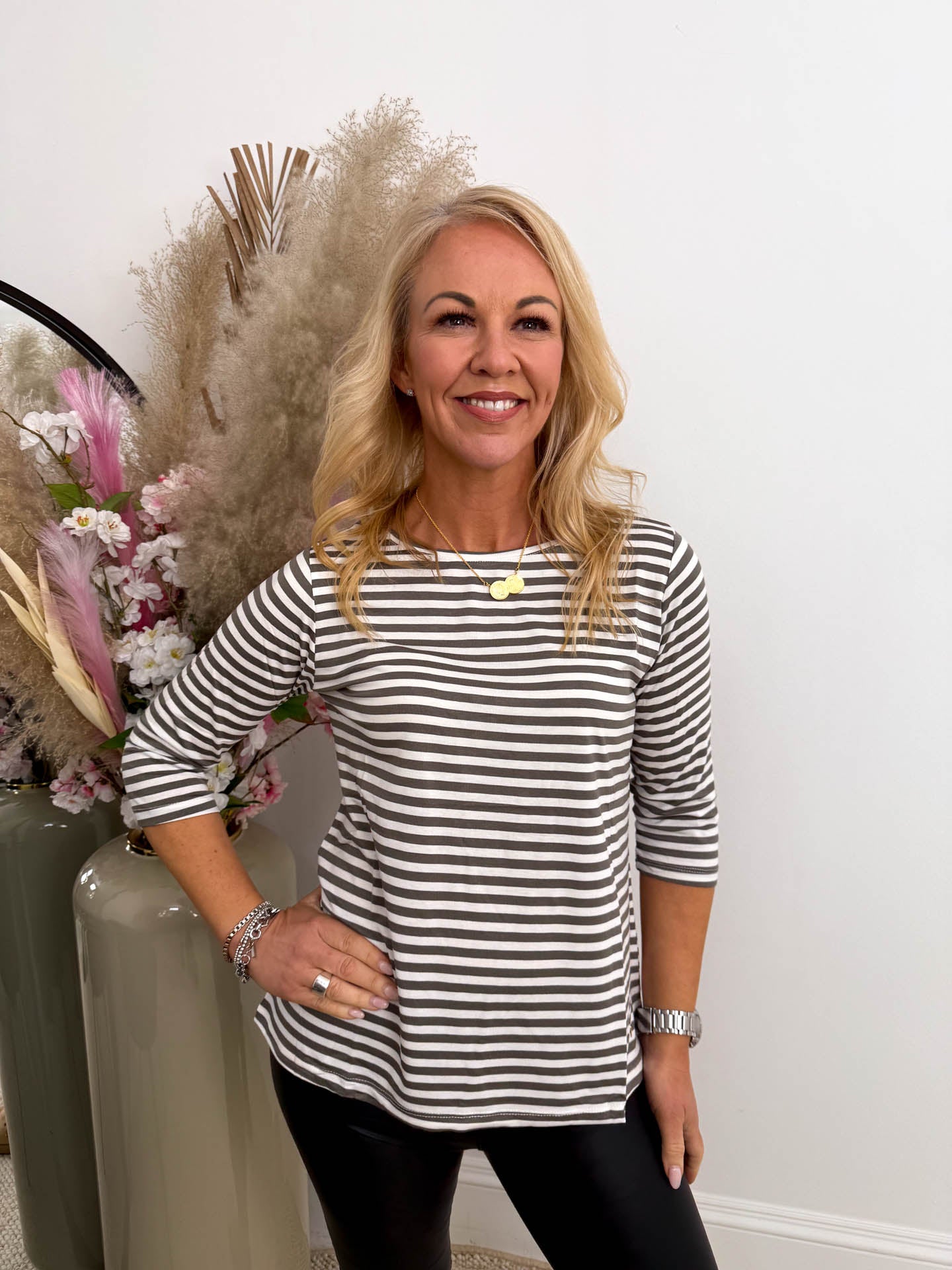 The Florence - Striped Long Sleeve T-Shirt