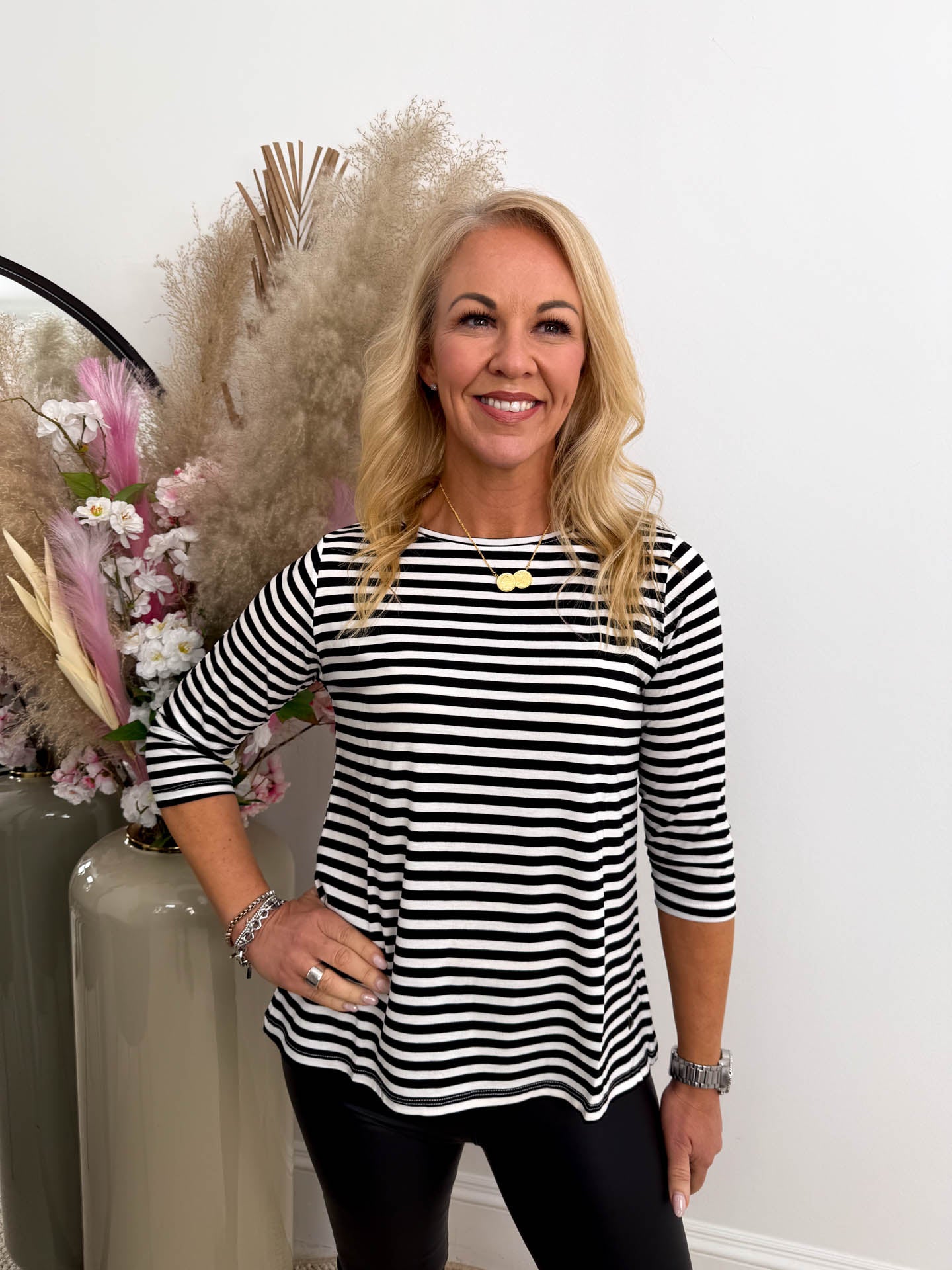 The Florence - Striped Long Sleeve T-Shirt