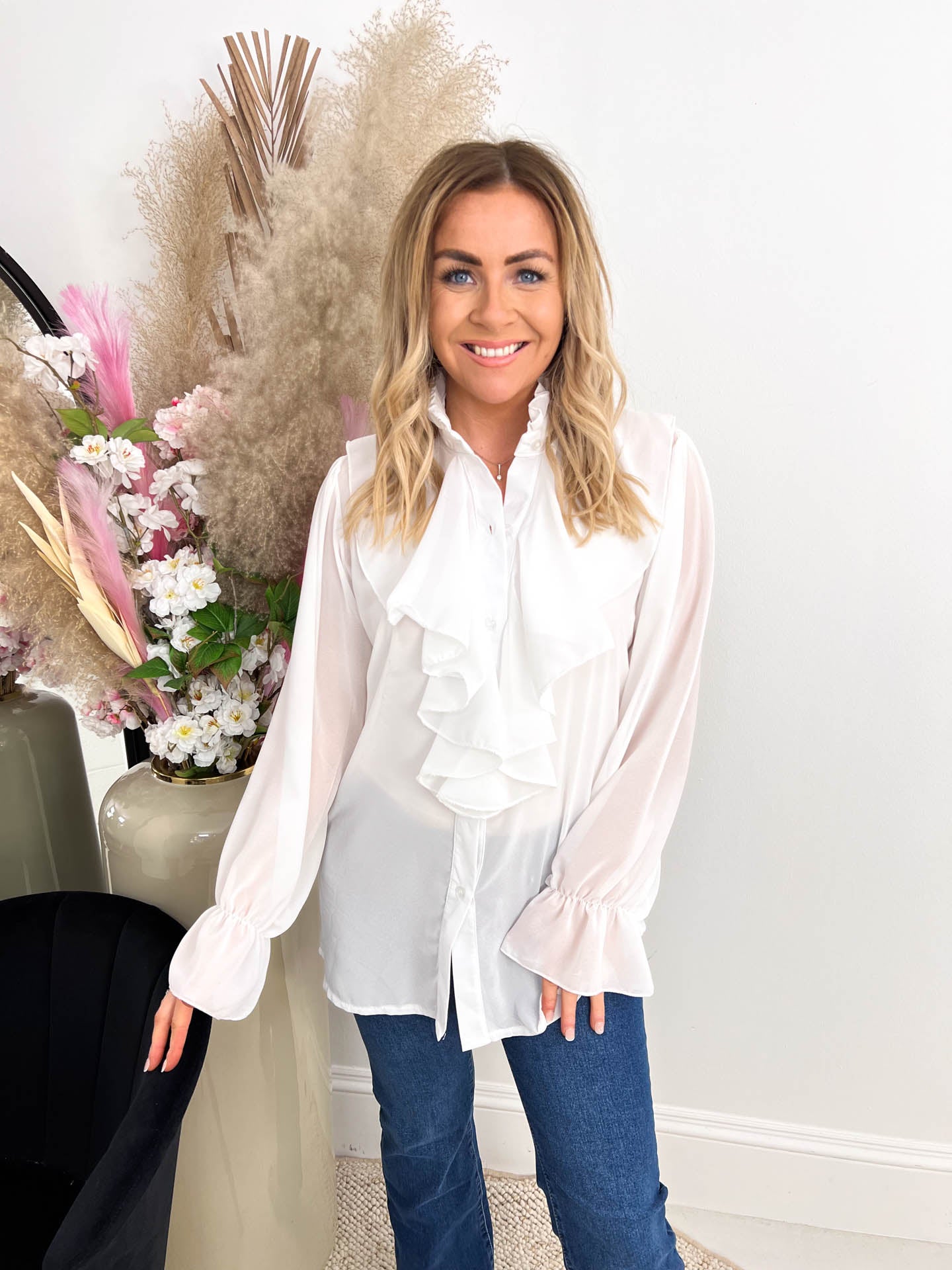 The Abigail - Ruffle Blouse