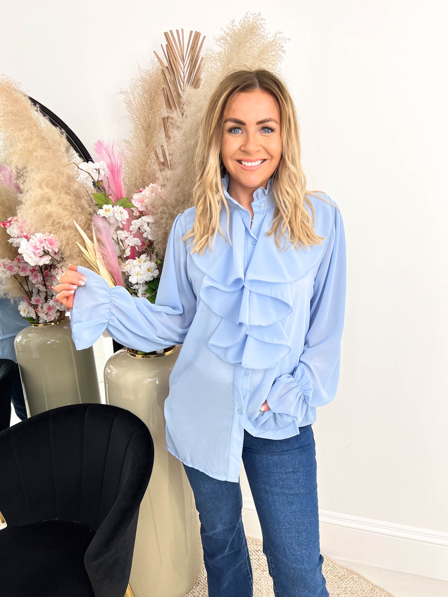 The Abigail - Ruffle Blouse