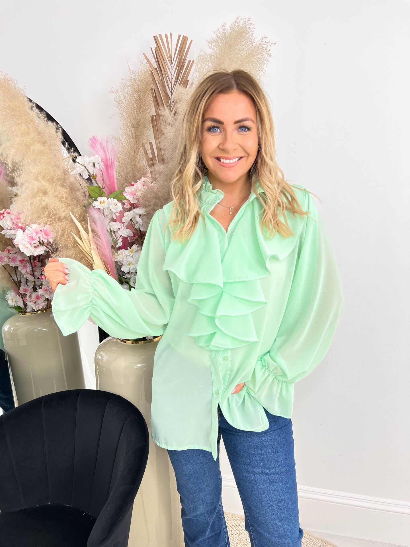 The Abigail - Ruffle Blouse