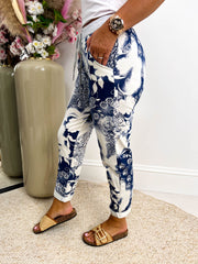 The Hannah - Paisley Print Joggers