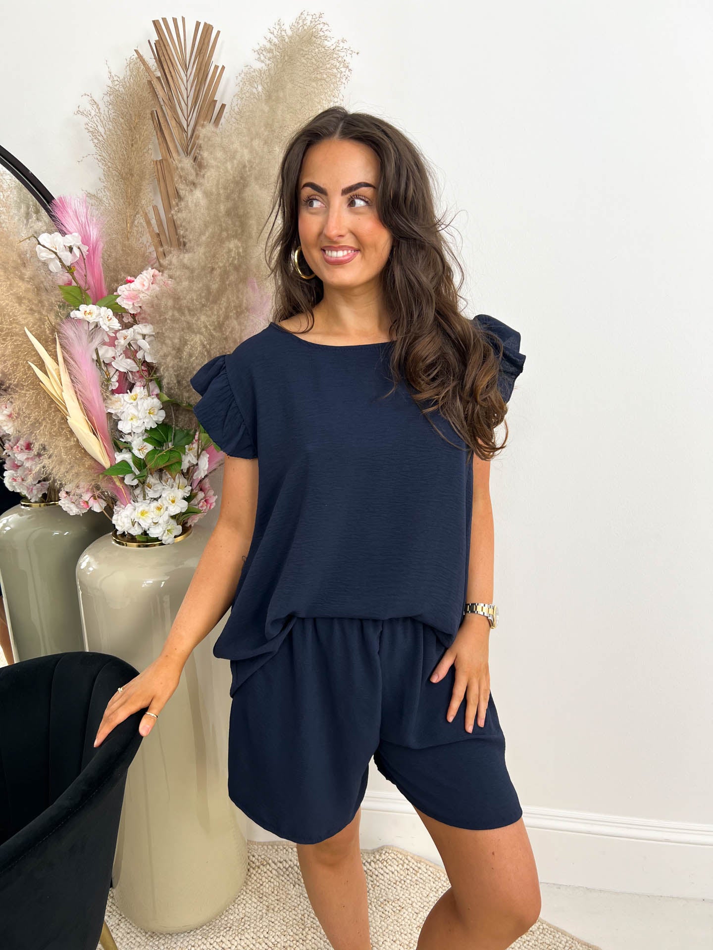 The Brie - Short Frill Sleeve Coord