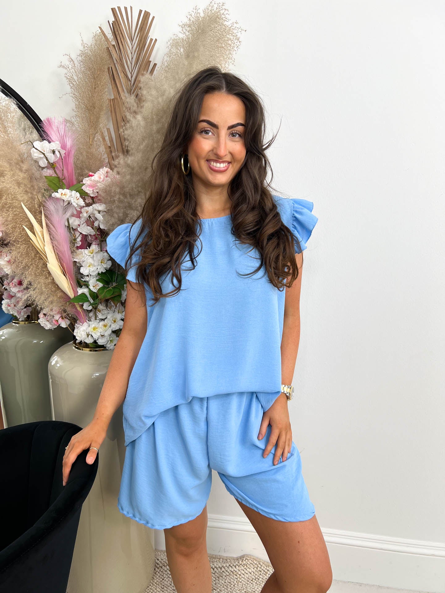 The Brie - Short Frill Sleeve Coord