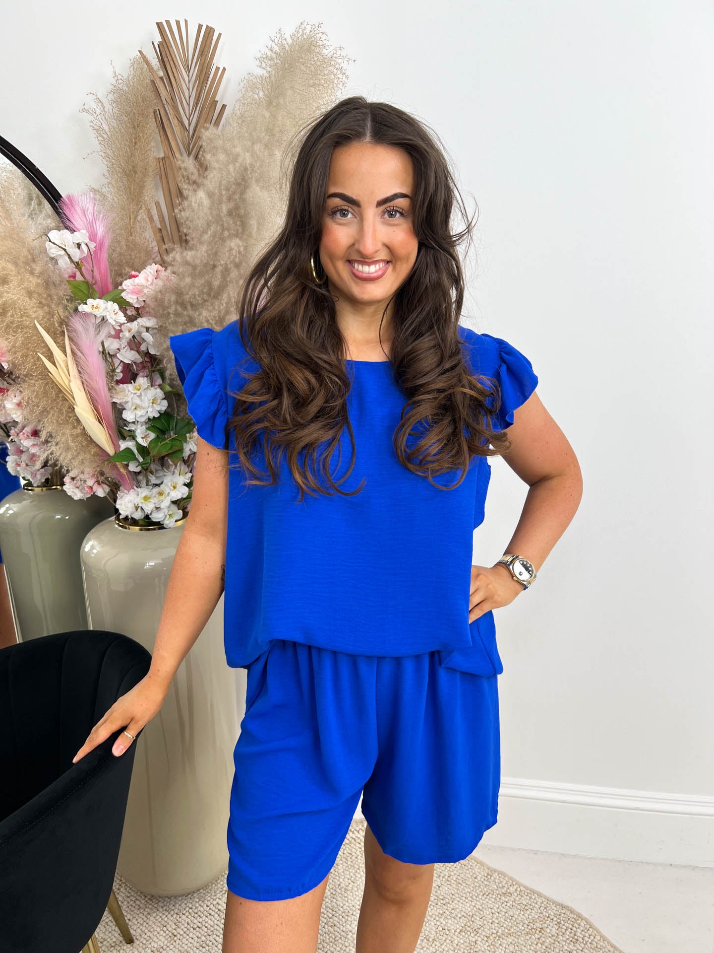 The Brie - Short Frill Sleeve Coord