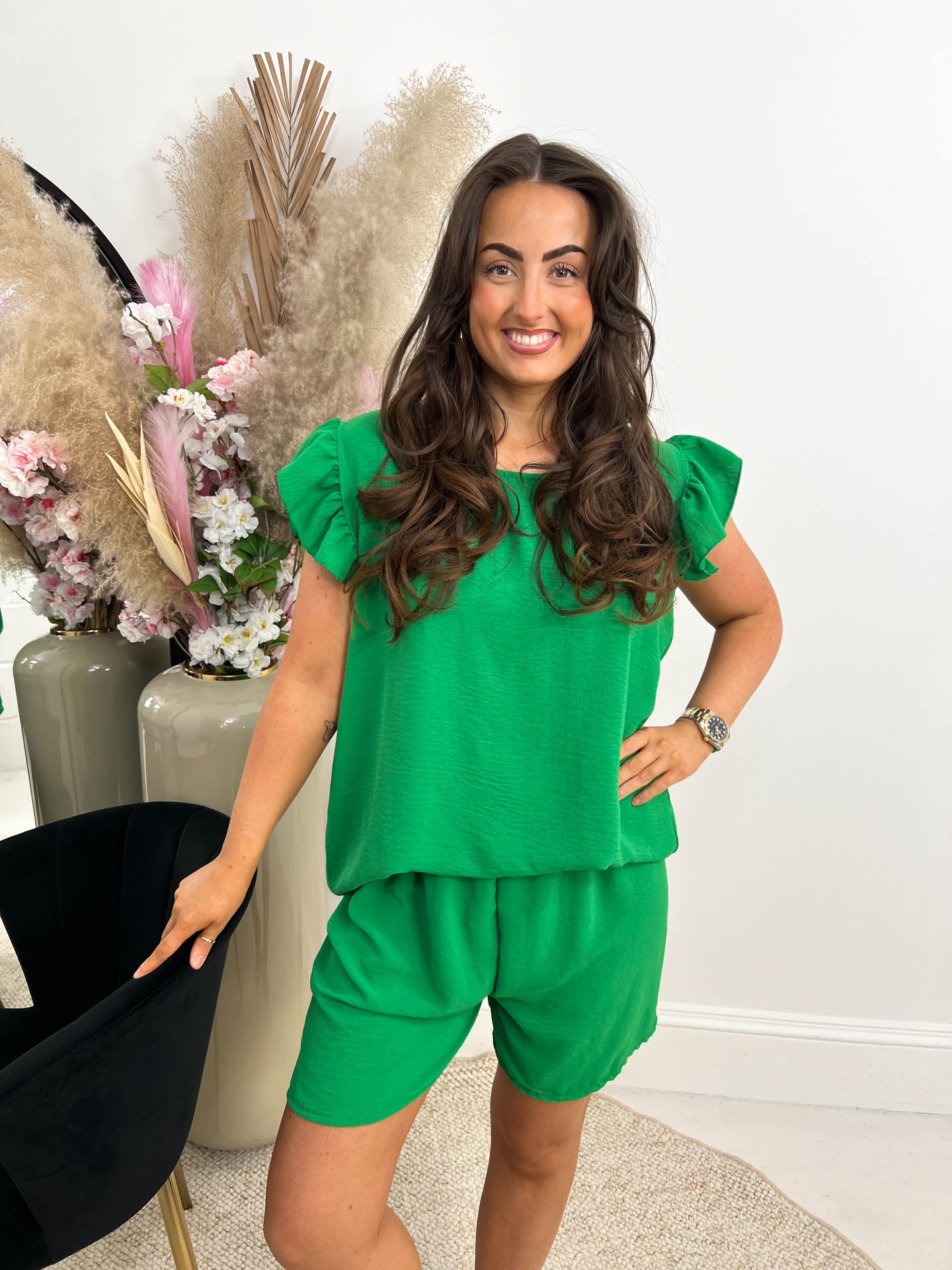 The Brie - Short Frill Sleeve Coord