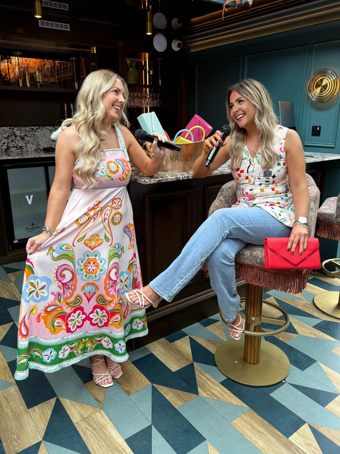 The Havana - Floral & Paisley Print Maxi Dress