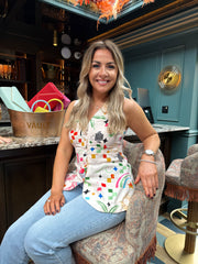 The Codi - Abstract Print Vest Top