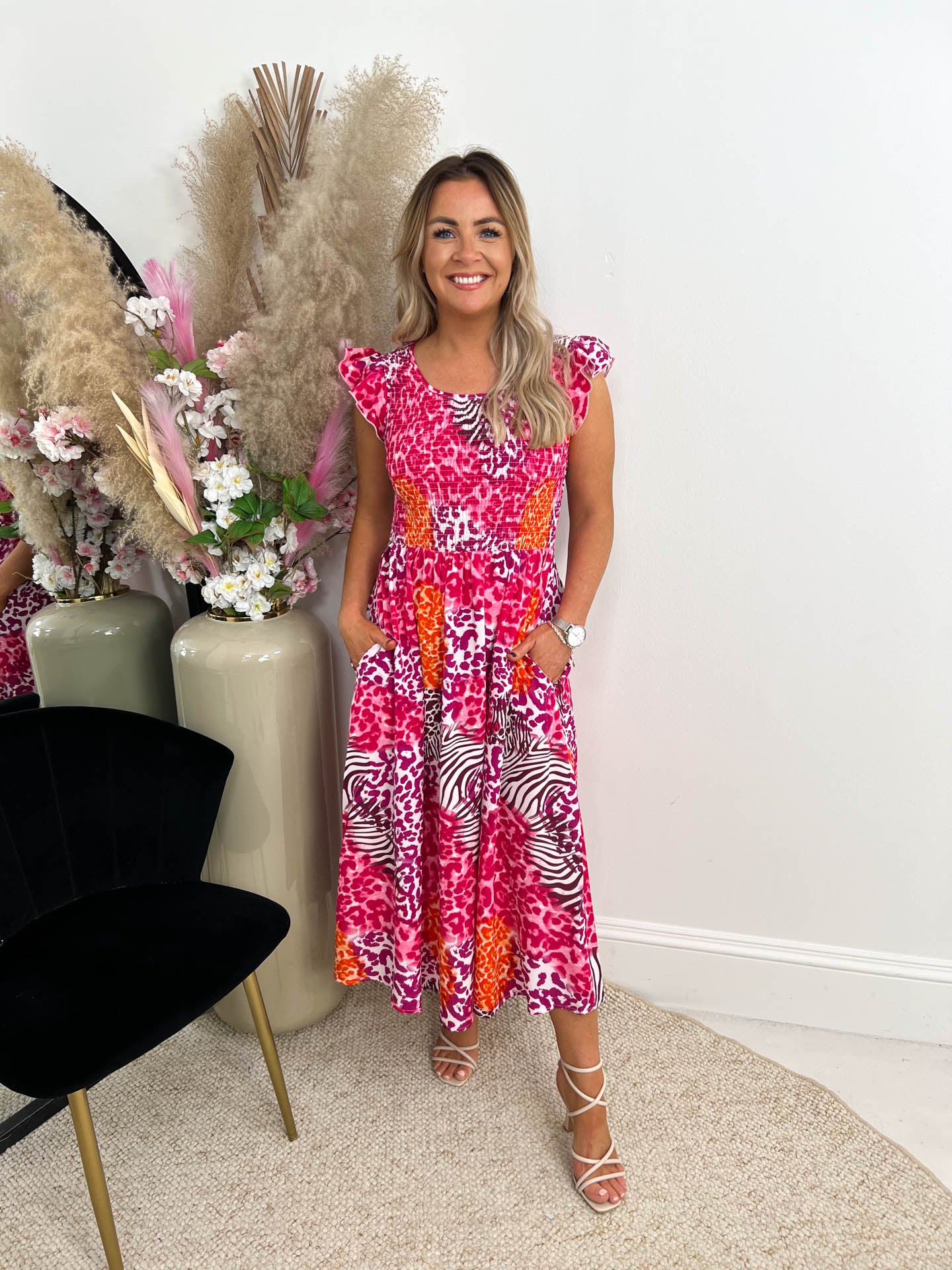 The Carmella - Animal Print Maxi Dress