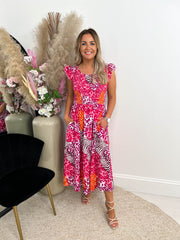 The Carmella - Animal Print Maxi Dress