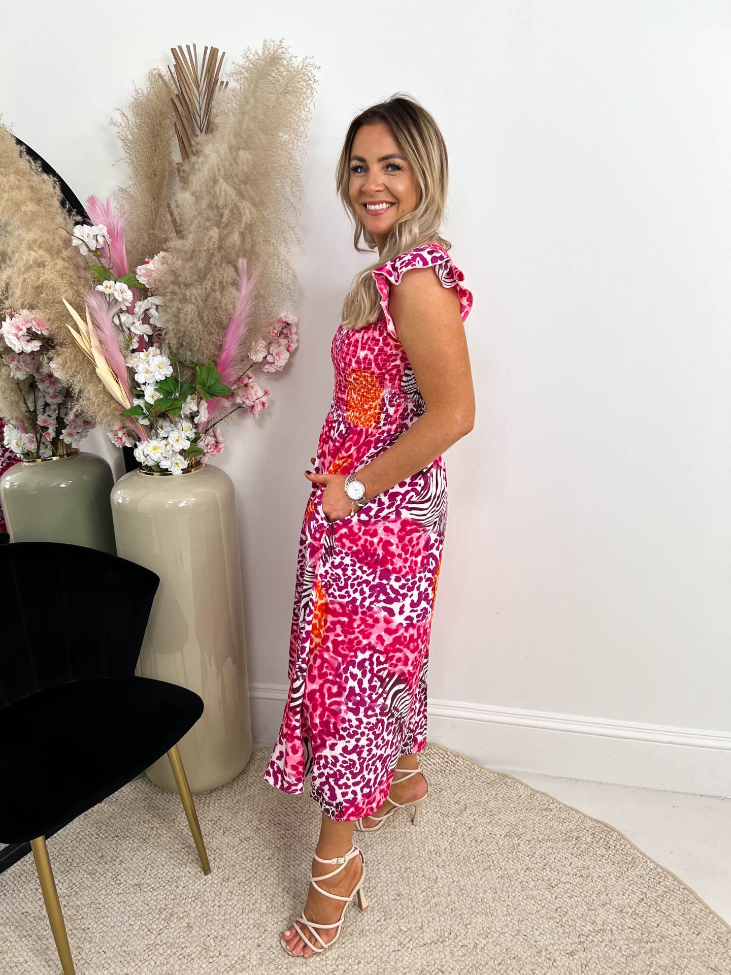 The Carmella - Animal Print Maxi Dress