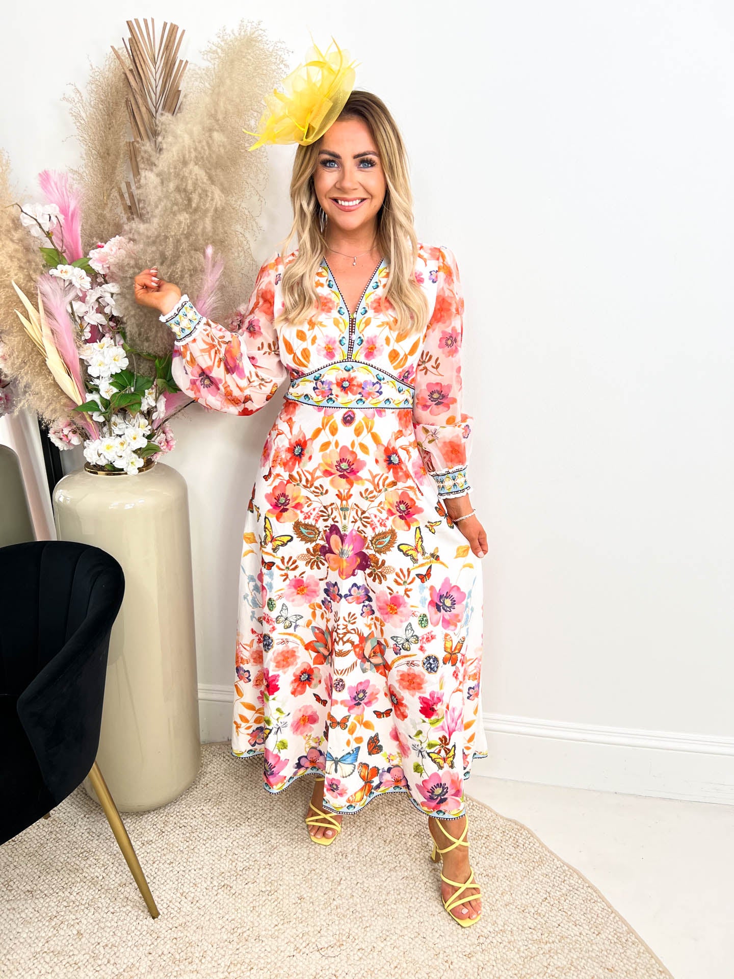 The Emery - Floral Long Sleeve Maxi Dress The Emery - Floral Long Sleeve Maxi Dress