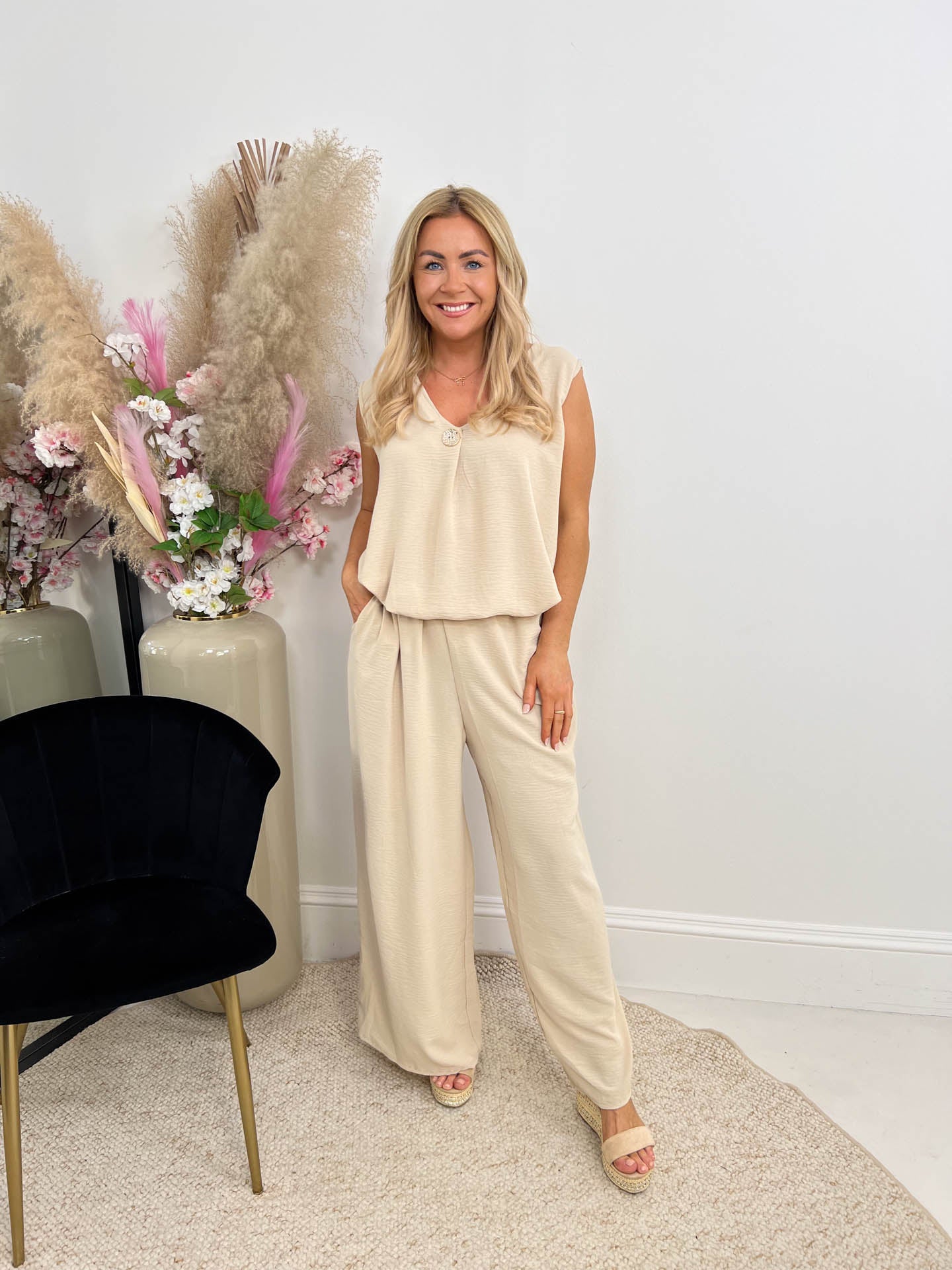 The Stacey - Vest & Trousers Two Piece