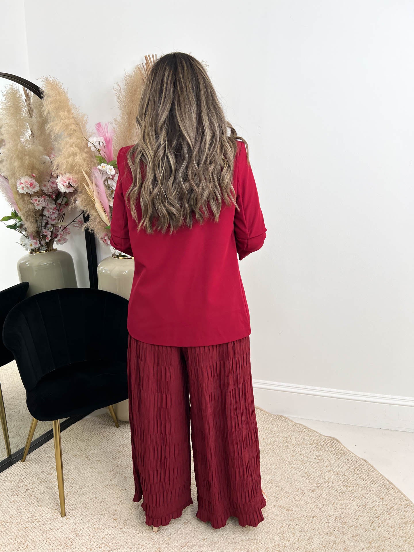 The Cordelia - Ruched Sleeve Blazer