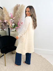 The Tasmin - Fur Pocket Knitted Gilet